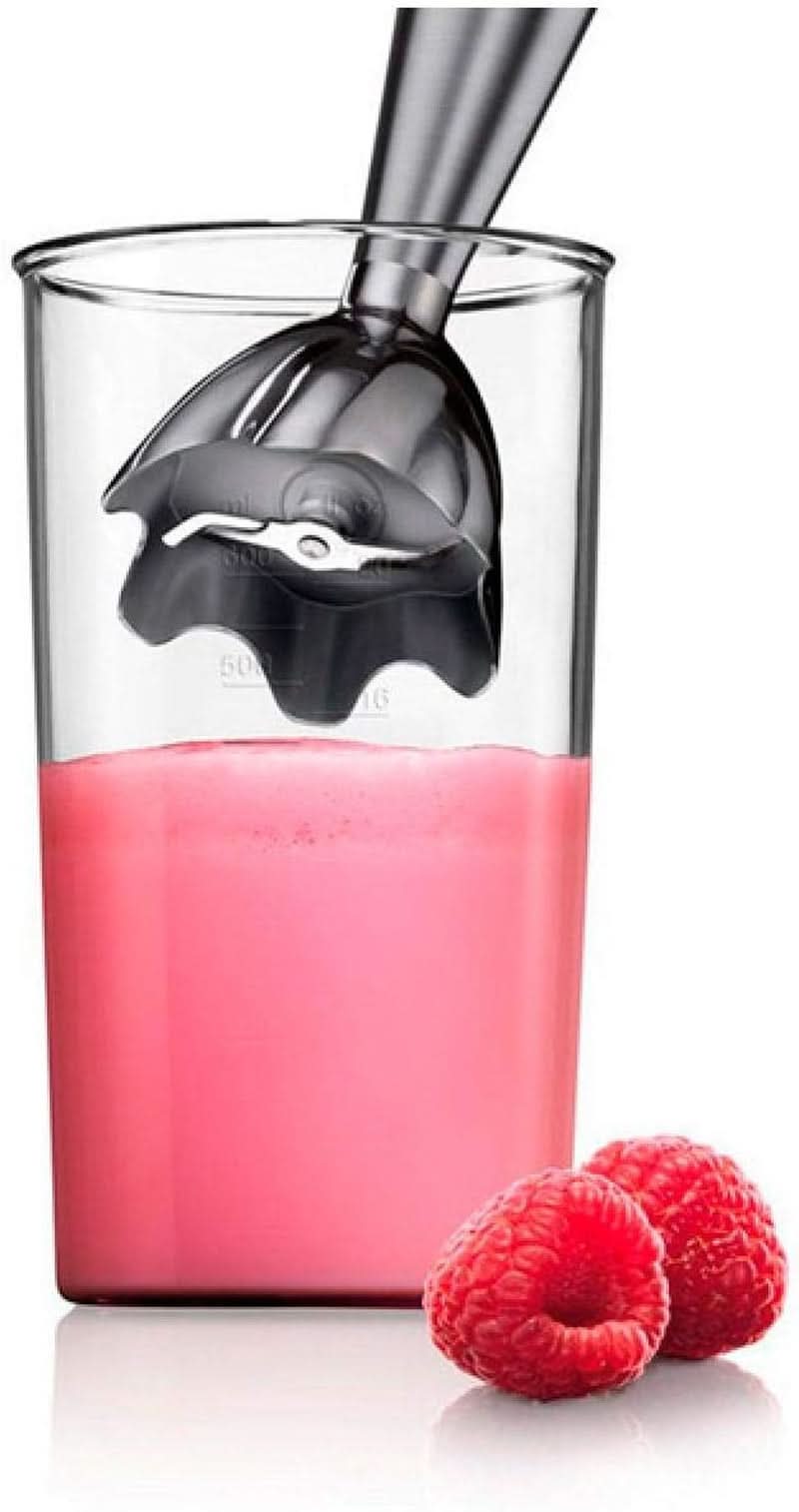 Braun Multiquick 3 MQ 3135 Sausstaafmixer – Pürierstab Mit 11 Geschwindigkeiten plus Turbo-Stufe & Edelstahl-Mixfuß, 750 Watt, Inkl. 600 Ml Mix-/Messbecher, Schneebesen & Zerkleinerer, Weiß/Grau Keuken Naty Shop