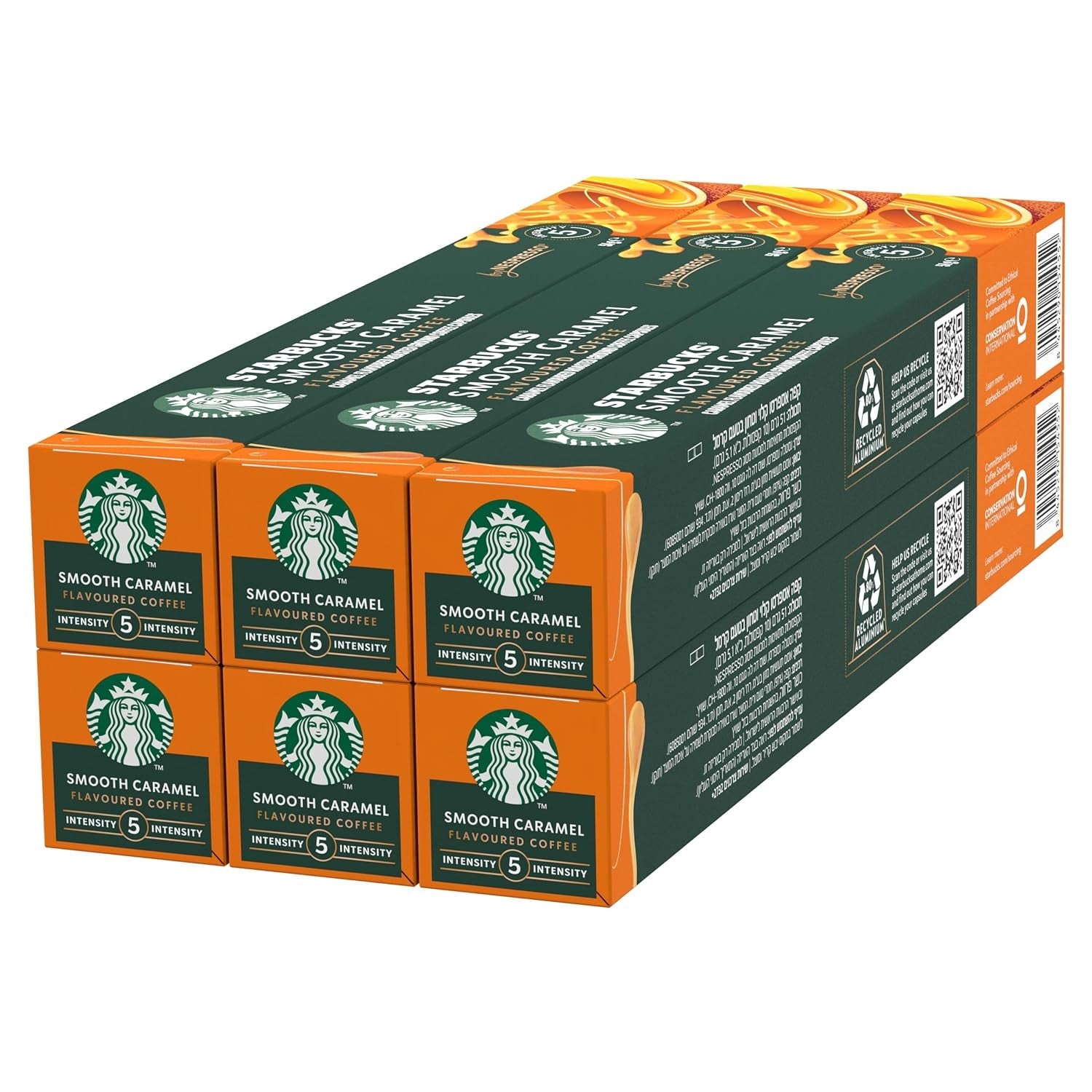 STARBUCKS van Nespresso, Helle Röstung, Karamell Aromatischen Kaffeekapseln 6 x 10 (60 Kapseln)