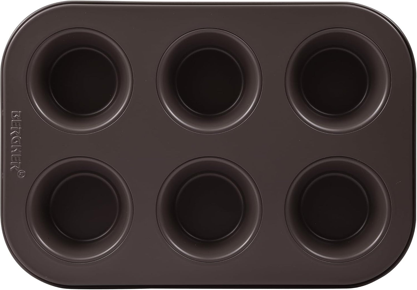 BERGNER BAKING LOVERS - Set Von 2 X 6 Cup Muffinformen - Kohlenstoffstahl Mit Ilag Essential, PFOA Frei, Leicht Zu Reinigen Vormen en bakplaten Naty Shop