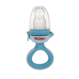 Nuby Silicone Fruit Feeder Knabbelaar - Fruitvoeder voor baby's 6 maanden en peuters - Bijtring voor fruit, groenten en puree - BPA-vrij - Roze - 6+ maanden