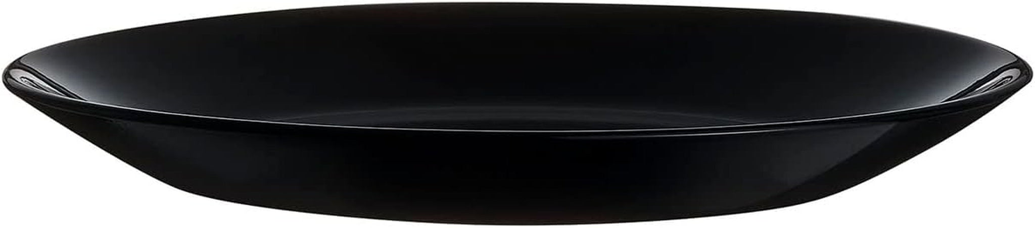 Arcopal Zelie serviesset van zwart glas, 12-delig, 4 plaatsen, zwart