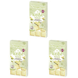 Schogenten Witte Pistache | Witte chocolade met pistachecrèmevulling | 100 gram | Handig geportioneerd (pak van 3)