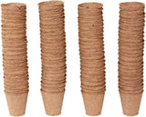 Dehner potten voor zaailingen, rond, Ø 6 cm, 96 stuks, bruin