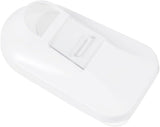 keeper schenkdoos voor droge voorraden, traploos verstelbaar doseerdeksel, kunststof, 500 ml, 8 x 4,5 x 15 cm, Paola, wit Voedselbewaardozen Naty Shop