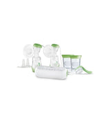 MAM - Elektrische Doppel-Milchpomp – 2-in-1-Milchpomp Met 9 Intensieve Voedingen en 3 Stunden Akkulaufzeit – 2 Easy Start Anti-Koliekenflesjes & 2 Vorratsdosen Inklusive – Grün Accessoires Voeding en Borstvoeding Baby Naty Shop