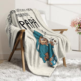 Musaecoin papa cadeau, papa verjaardagscadeau, cadeau-ideeën voor papa, cadeaus voor papa, 50-60 inch flanellen deken, kerstcadeau voor papa, vaderdagcadeau Bedden en dekens musaecoin