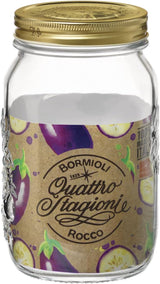 Bormioli QUATTRO STAGIONI voorraadpot 1 liter (pak van 2) Voedselbewaardozen Naty Shop