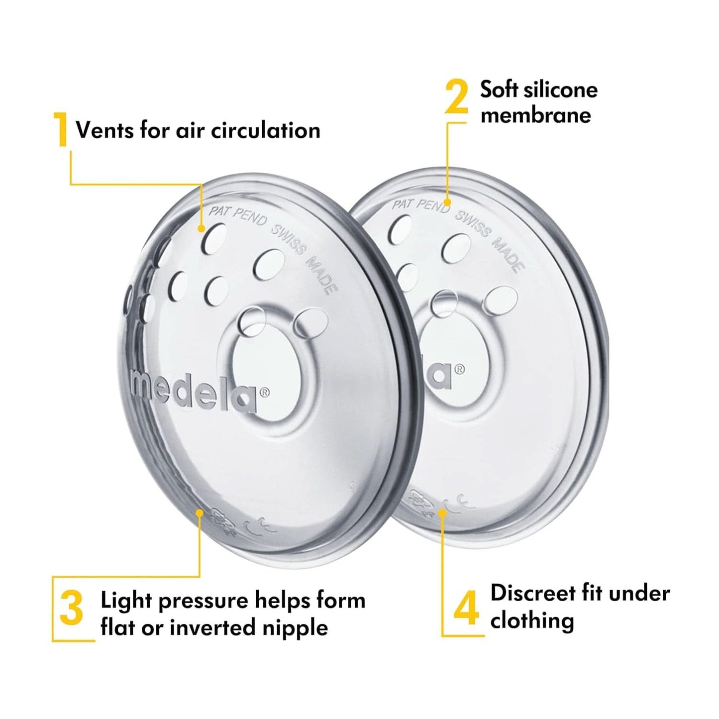 Medela tepelvormer - BPA-vrij - One size fits all Voedings- en borstvoedingsaccessoires Bebe Naty Shop