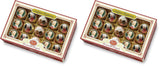Reber Mozart-balletjes met pure chocolade, verpakking van 6 met marsepein en nougat, veganistisch - 1 x 120 g
