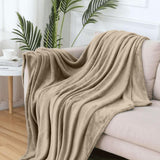 Komfortec donzige deken, comfortabele deken, fleecedeken, Oeko-Tex gecertificeerd, superzacht, 150X200 Cm, 260 G/M², beige Bedden en dekens Besuche den Komfortec-Store