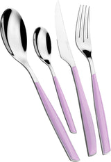 BUGATTI Glamour, bestekset voor 6 personen, 24-delig roestvrij staal 18/10 Naty Shop Lila