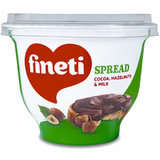 Fineti, Crème met cacao, hazelnoten en melk 200g Glazes en Decor Naty Shop 200 gram