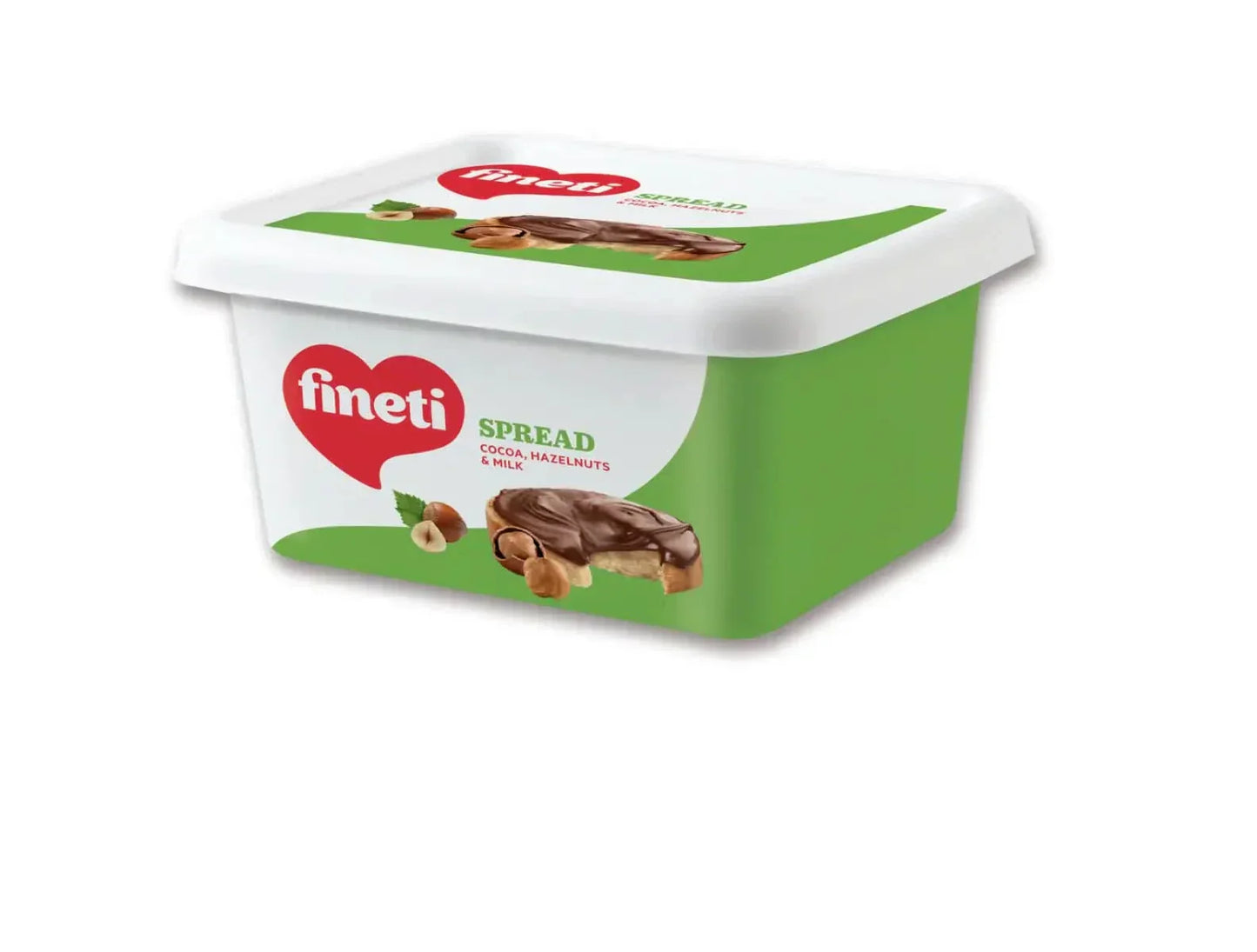 Fineti, Crème met cacao, hazelnoten en melk 200g Glazes en Decor Naty Shop 600 gram
