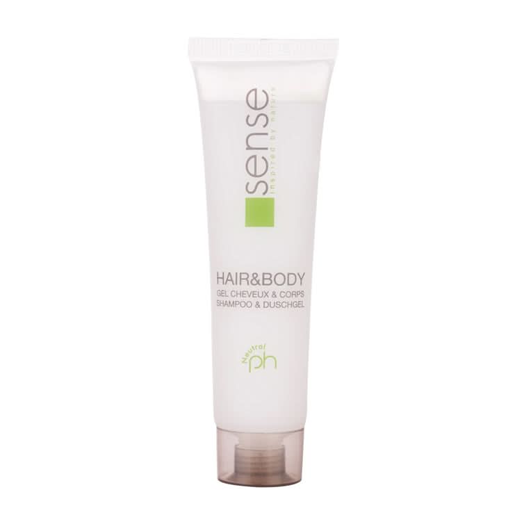 Gemengde gel 2 in 1, haar & lichaam, 30 ml, 160 stuks Naty Shop Hotel Cosmetics