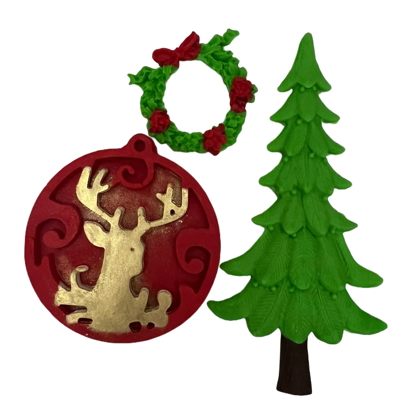 Set suikerdecoraties, kerstsuikerpasta-decoraties Nati Shop