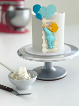 Set van 6 eetbare suikerdecoraties, Fericire Sugar Paste Decorations Naty Shop