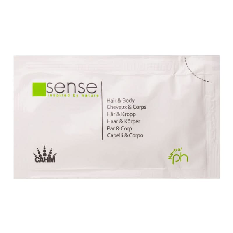Shampoo en hotel douchegel Sense 2 in 1: shampoo en douchegel - 10ml Naty Shop Hotel Cosmetics