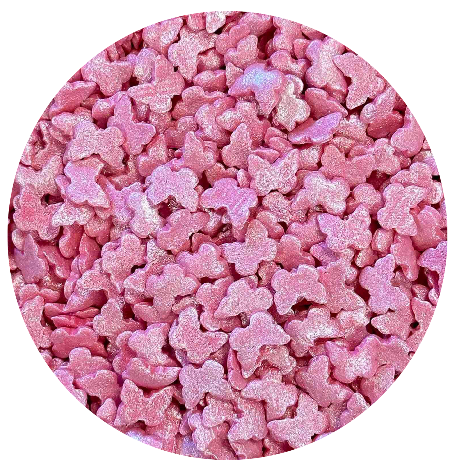 Roze vlinderhagelslag, 100g Nati Shop