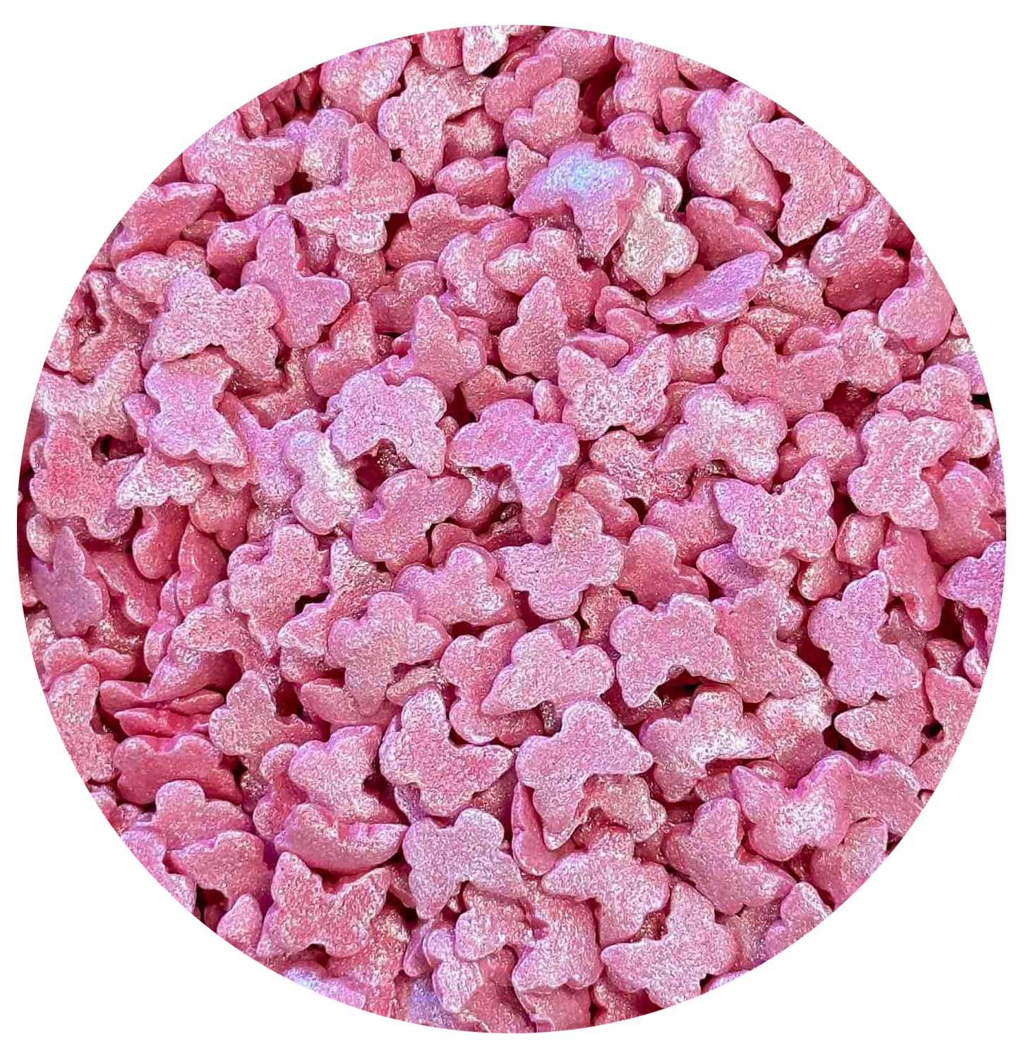 Roze vlinderhagelslag, 100g Nati Shop