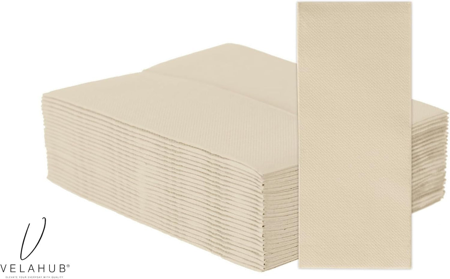 Soft Point 50 tissues 1/8 vouw Hoogwaardig wegwerpdoekje 32x38cm champagne