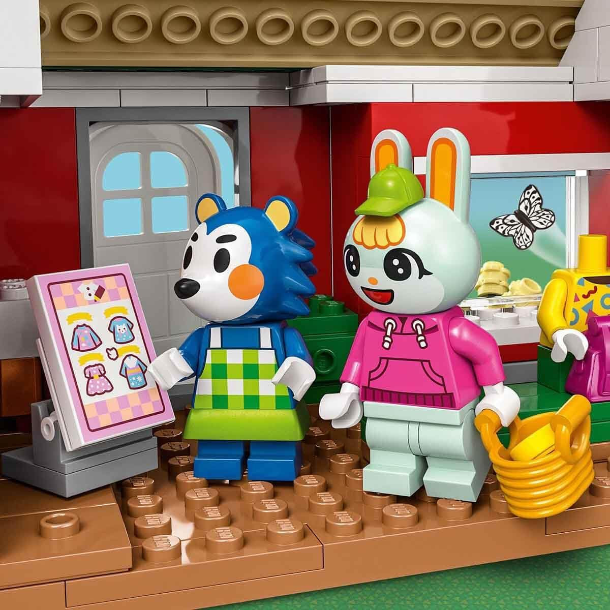LEGO Animal Crossing Tailoring Sisters Creatieve rollenspel-bouwset, cadeau voor meisjes, jongens en videogamefans vanaf 6 jaar, avontuurlijke speelset 77055 Bouwsets Besuche in LEGO-Store