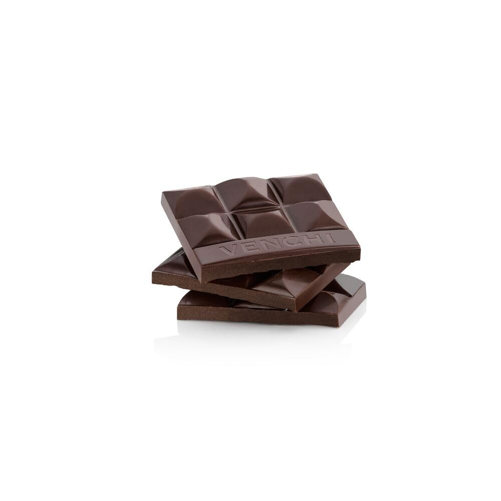 Venchi - Chocoladereep 85%, 70g - Met knapperige geroosterde cacaobonen - Glutenvrij - Veganistisch