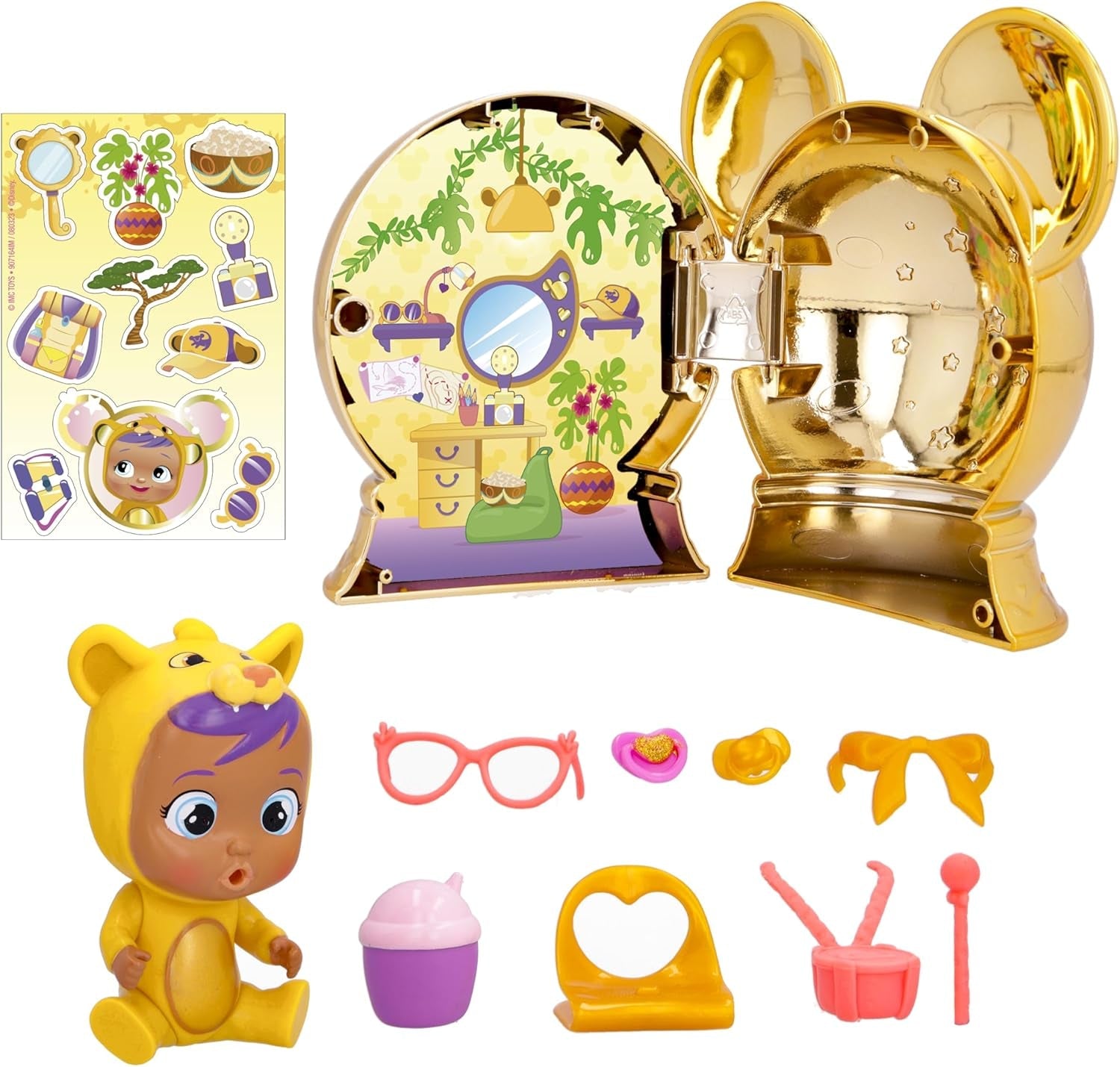 Cry Babies Magic Tears 82663IM meerkleurige pop