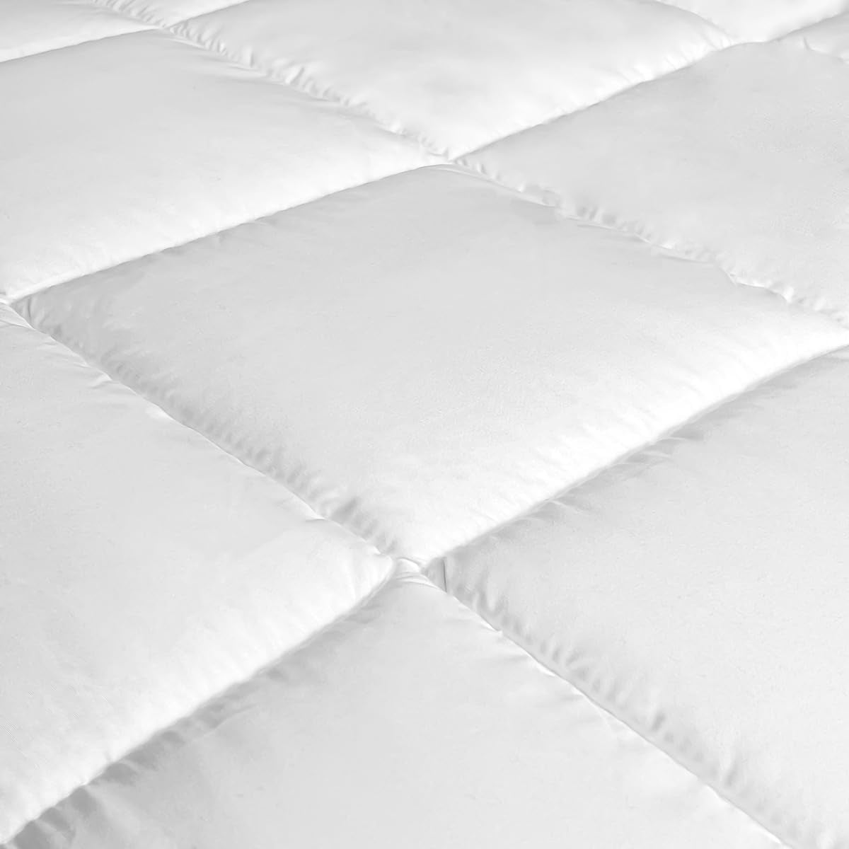 Vezeldekbed, 250 G, microvezel, zacht, zijdeachtig, voor bedden van 100, 105 en 110 cm, wit, 180 X 220 cm Dekbedden en dekbedden Naty Shop