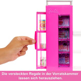 Barbie-poppenkastspeelset met meer dan 25 keukenonderdelen en accessoires - perfect voor kleine fijnproevers en cadeau voor kinderen vanaf 3 jaar, HJV38