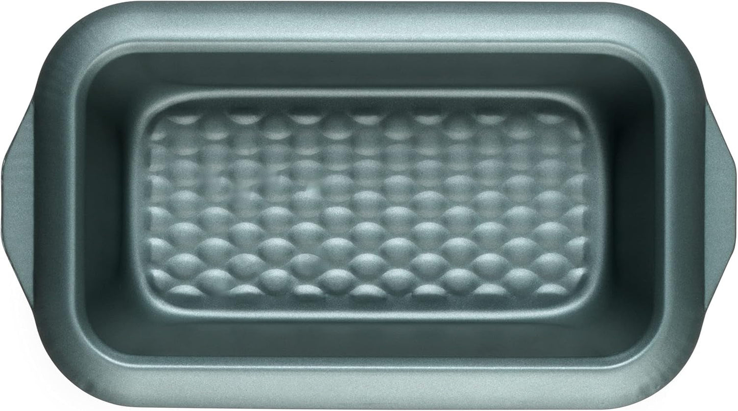 Progress BW09819G2EU7 Shimmer Kollektion, Runde Backform Aus Kohlenstoffstahl Mit Antihaftbeschichtung, Ideal Für Pies, Kuchen, Torten en Quiches, 28 Cm, Grün Vormen en bakplaten Naty Shop 28Cm Laib Pfanne
