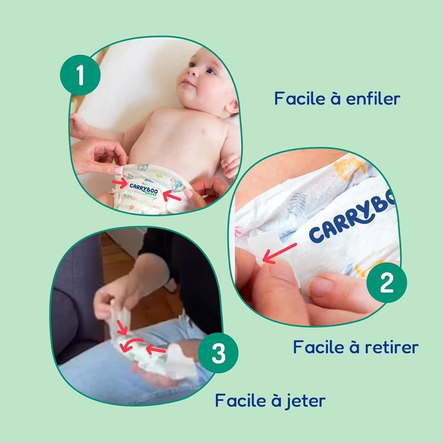 - Luiermaat 4+ 9-20 kg – Ökologische Babywaidern – natürliche Babypflege, hypoallergeen, ohne Parfüm und auslaufsicher – hermestellung in Frankreich – 126 wegwerpluiers – 1 maand