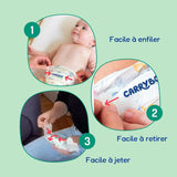 - Luiermaat 4+ 9-20 kg – Ökologische Babywaidern – natürliche Babypflege, hypoallergeen, ohne Parfüm und auslaufsicher – hermestellung in Frankreich – 126 wegwerpluiers – 1 maand
