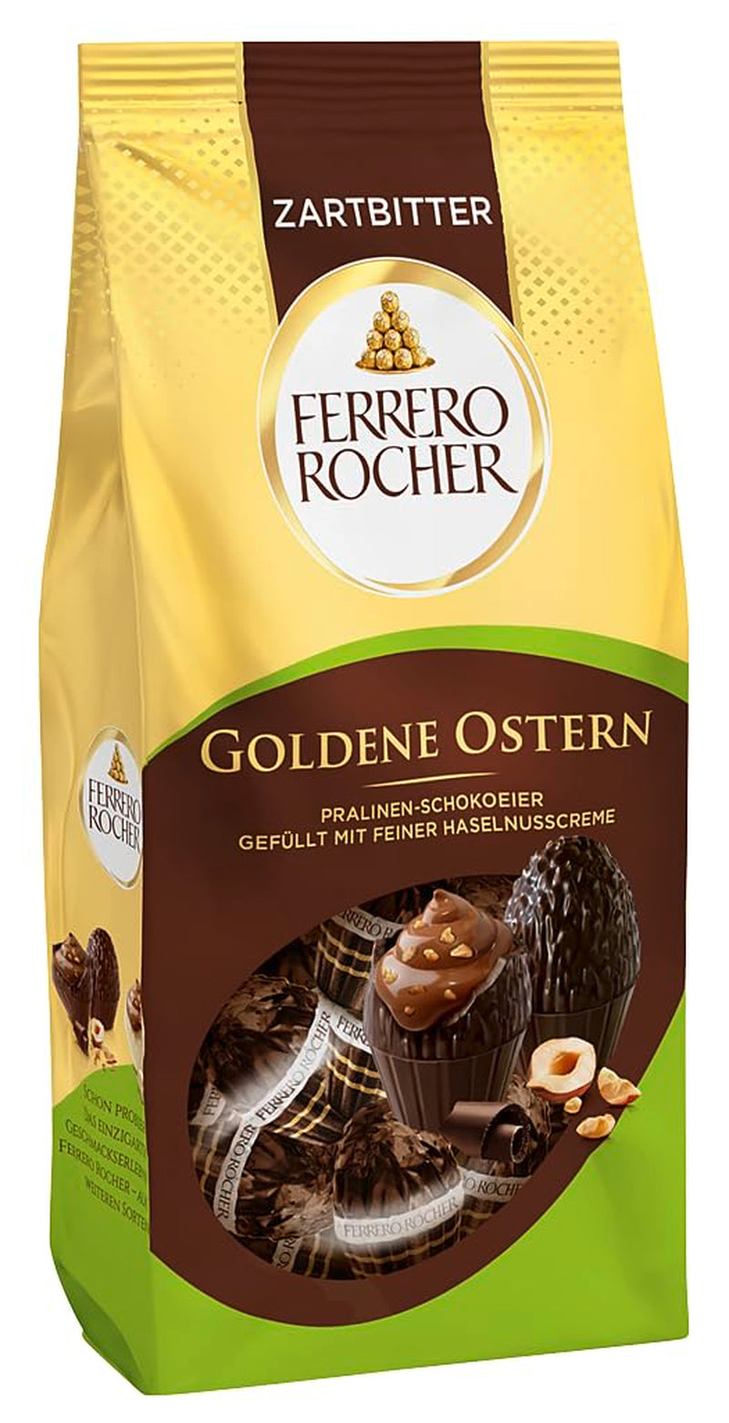 Chocoladepraliné-eieren 90g – Pure chocolade met stukjes hazelnoot en fijne cacaocrème met hazelnoten – Paaseieren voor paasnestjes – Paasgeschenk – Paaschocolade, Paassnoepjes