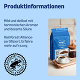 door Amazon Kaffeebohnen, entkoffeiniert, Lichte Röstung, 2 kg (2 Packungen mit 1 kg), Rainforest Alliance zertifiziert