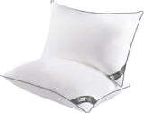 Bedstory-kussen, 50 x 70 cm, 2 stuks, bijtbestendig, zweetademend, hypoallergeen, vulling: 100% polyestervezel, ultracomfortabel en zacht comfort en uitstekende ondersteuning Naty Shop standaardkussens Standaardtitel