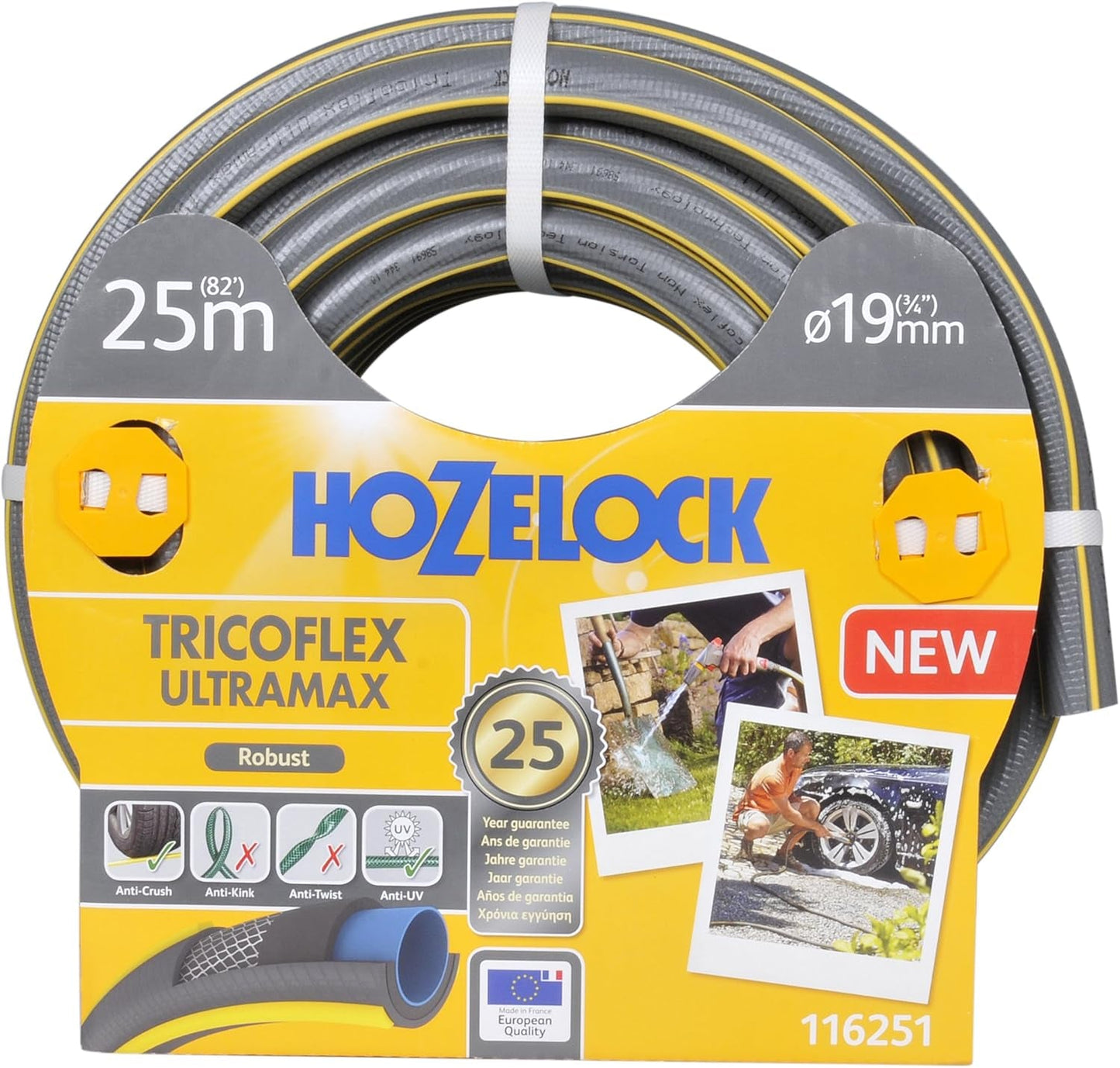 Slang Hozelock Tricoflex Ultramax 25 m (diameter 12,5 mm)