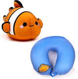 Puckator Swapseazzz Adoramals oceaan anemoonvis 2-in-1 reiskussen en knuffel Reiskussens Naty Shop Standaardtitel