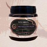 VEGAIROA - No Yellow Plex Mask - Neutraliserend masker voor gele en oranje tinten - Hydraterende verzorging - Paars pigment - Professioneel veganistisch haarproduct - 275 g Naty Shop haarmasker