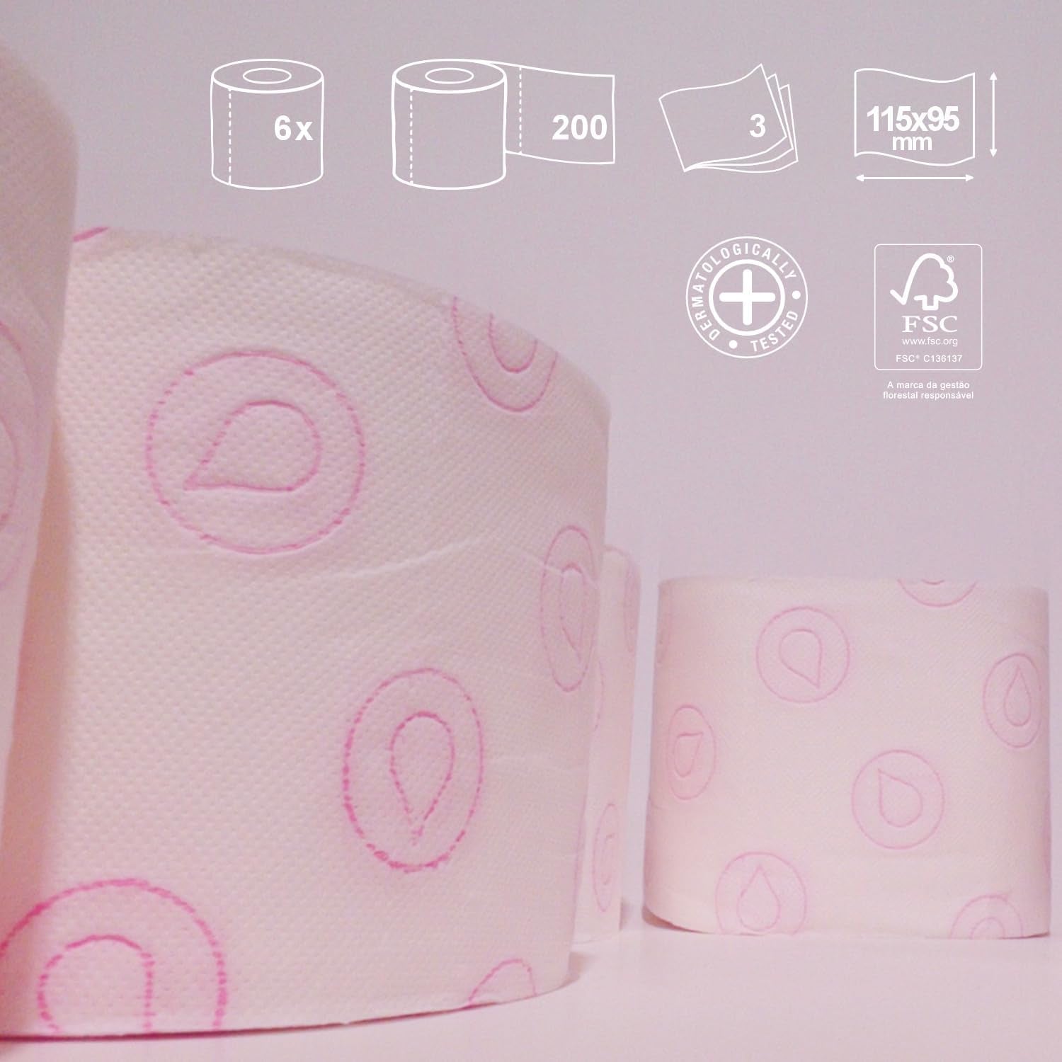 FORNOR RENOVA 67125 RENOVA TOILETPAPIER GEURENDE HUIDVERZORGING