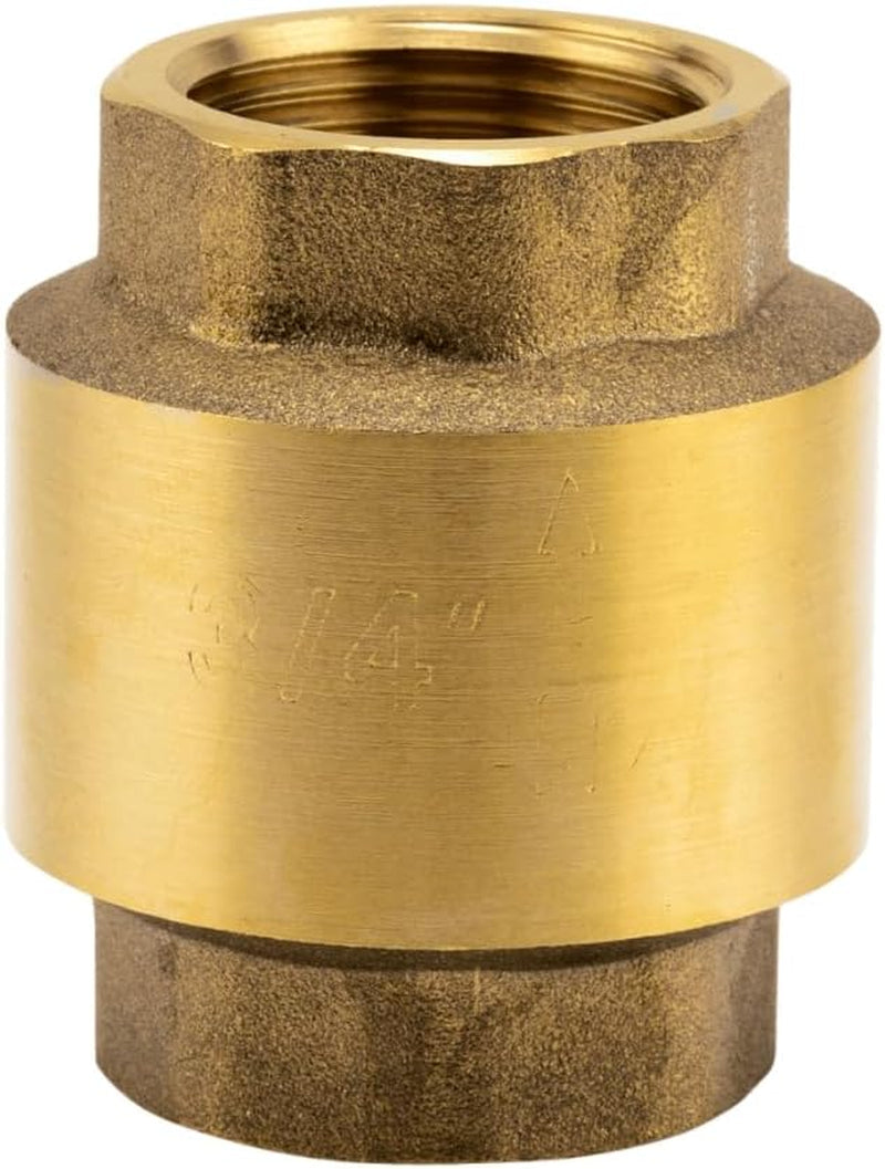 Gardena Messing Tussenventiel: Massief messing eenrichtingsventiel, 42 mm (G 1 1/4 inch) schroefdraad voor aansluiting op pompen (7232-20)