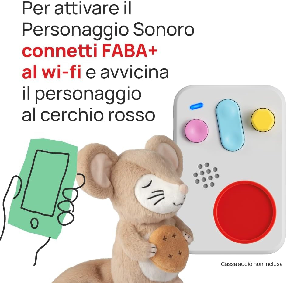 Knuffel - Tutti a Nanna con Oscar! - Verhalen en klanksprookjes voor kinderen vanaf 10 maanden - Te beluisteren met verhalen, Italiaanse versie Jucarii Bebe Naty Shop