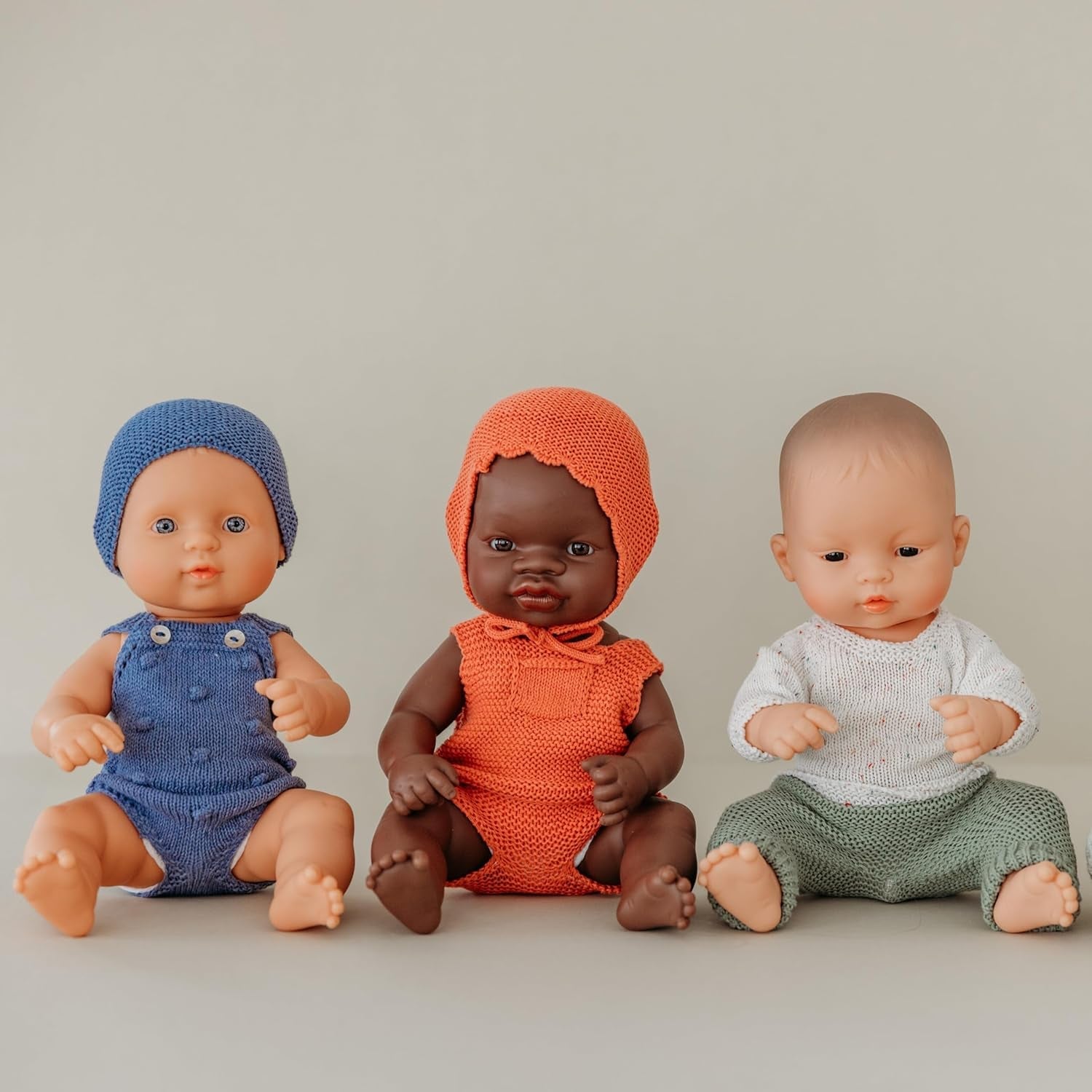Miniland Babypop, Afrikaanse jongen, 32 cm, anatomisch correct