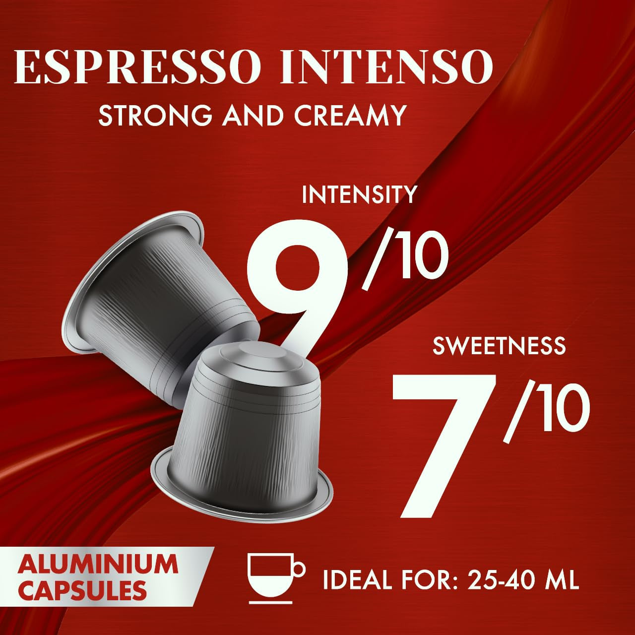 Caffe Borbone Espresso Sterkte 9/10 Nespresso Compatibel 10 Koffiecapsules