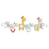 Fehn Babymobielketting Panda Babymobiel - babymobielketting met schattige figuren - flexibel hangend babyspeelgoed - kinderwagenspeelgoed voor baby's en peuters vanaf 0+ maanden Babyspeelgoed Naty Shop Loopy Lotta