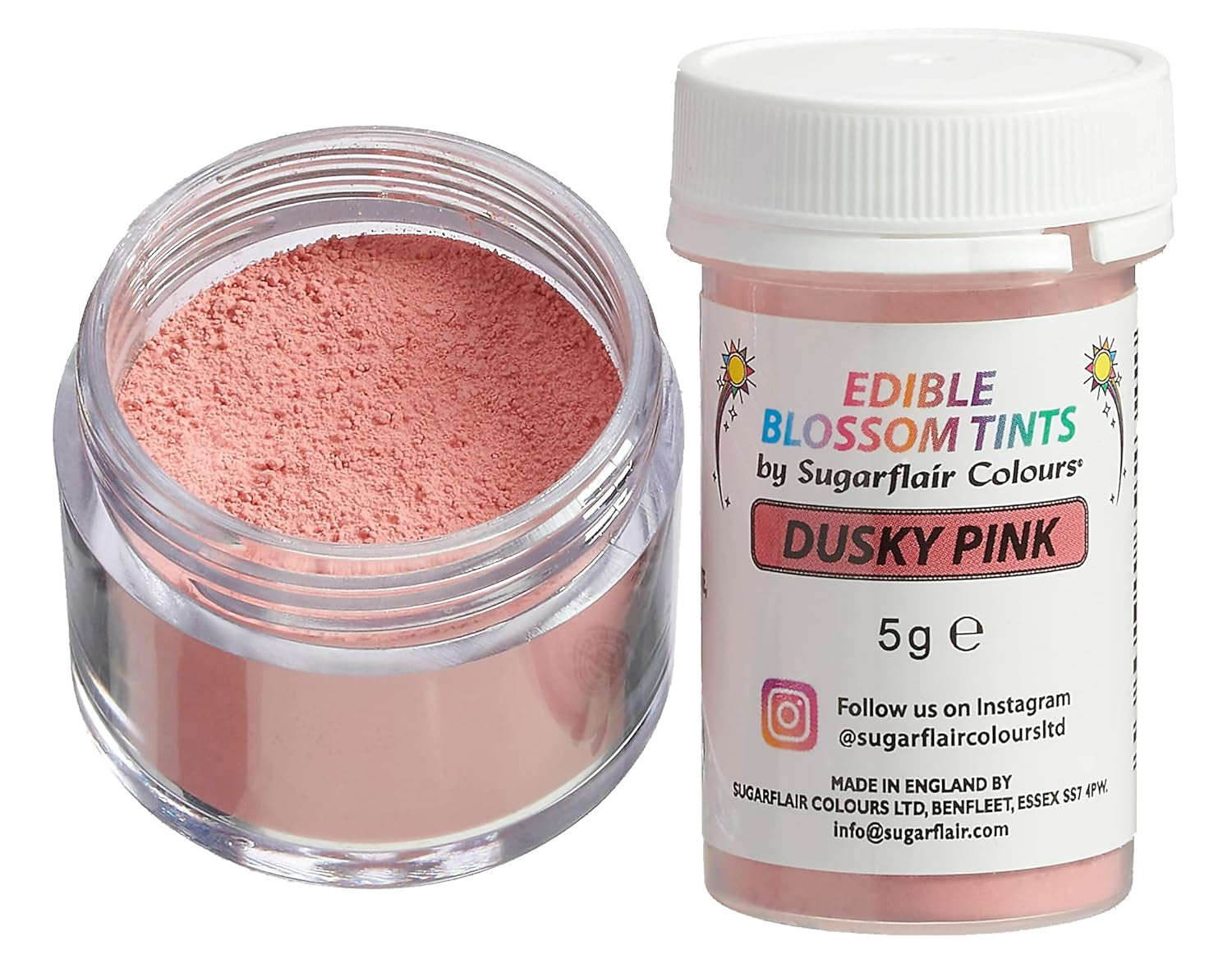 Sugarflair Blossom Tint Oudroze kleurstofpoeder - kleurstofpoeder voor taartdecoratie, fondant, glazuur, chocolade, botercrème, macarons en meer - 5G