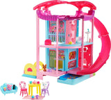 Barbie Chelsea Speelhuis - 3 transformerende verdiepingen, geheime speelplekken, lift, zwembad, glijbaan, 2 huisdieren en 20+ accessoires, voor kinderen vanaf 3 jaar HHX44 Naty Shop poppenhuizen Standaardtitel