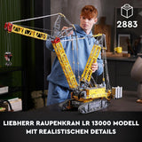 LEGO Technic Liebherr LR 13000 Rupskraanset, bouw het beste op afstand bestuurbare bouwvoertuigmodel met Control+ app, kraan met liersysteem en hefarm, grote modelbouwset voor volwassenen 42146 Besuche Den LEGO-Store bouwsets