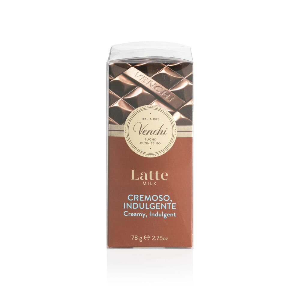 Venchi - Set van 6 verschillende soorten melkchocoladerepen, 468 g - Glutenvrij - Cadeau-idee