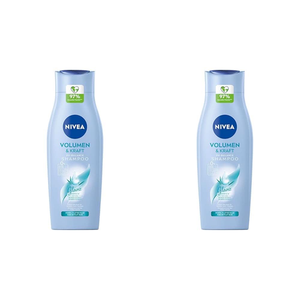 NIVEA Volume Wonder Versterkende shampoo, volumeshampoo, 50 ml Douche en bad Naty Shop 2 x 400 ml
