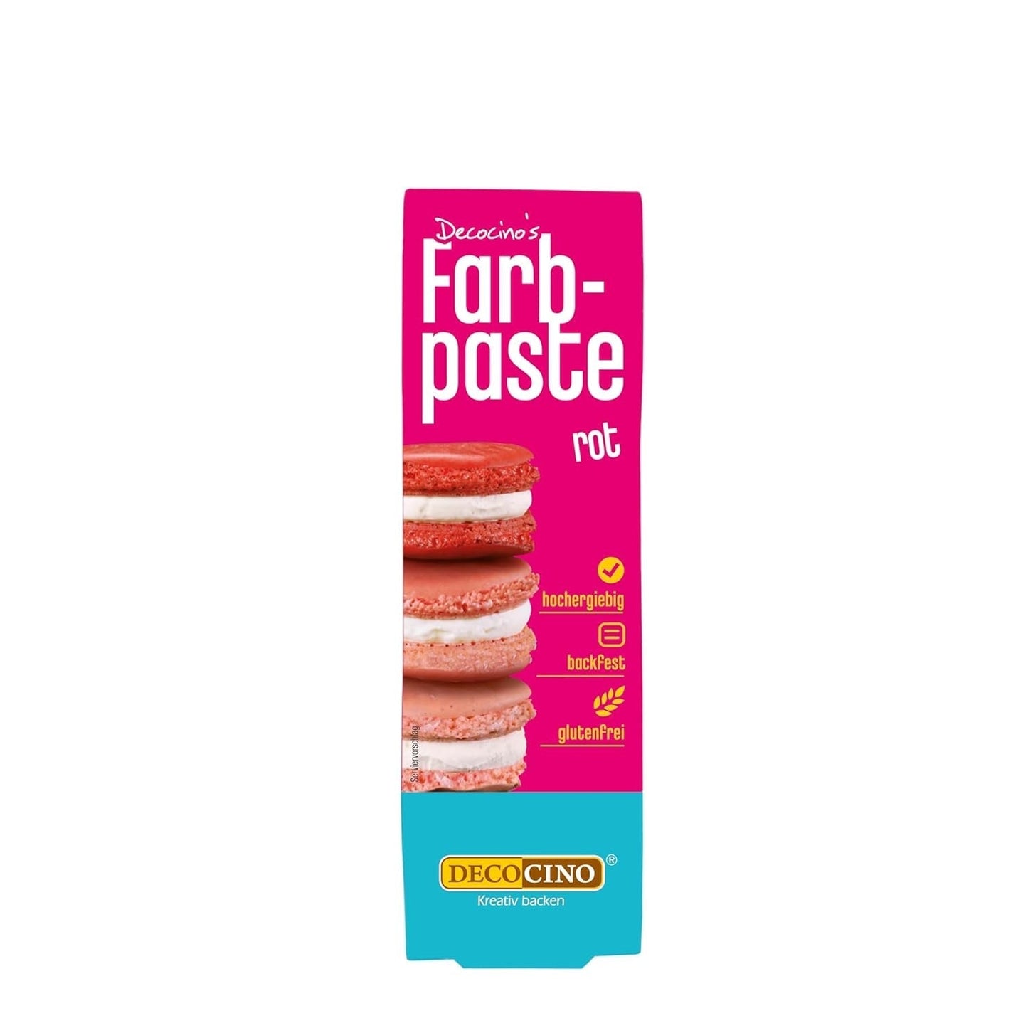 DECOCINO roze kleurpasta - 20 g - Kleurstof voor levensmiddelen, ideaal voor het kleuren van taarten, fondant en crèmes - Vrij van azo-vetzuren en gluten